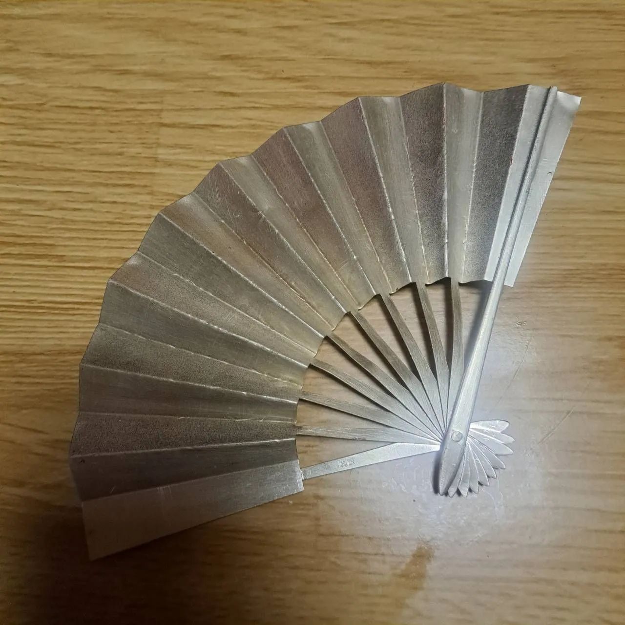和柄 純銀 扇子置物 - メルカリ