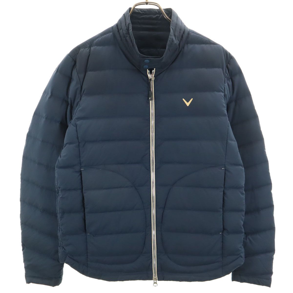 Callaway キャロウェイ ダウンジャケット L ネイビー系 メンズ 古着