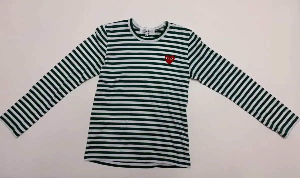 COMME des GARCONS(コム・デ・ギャルソン) 長袖 ストライプ Tシャツ M