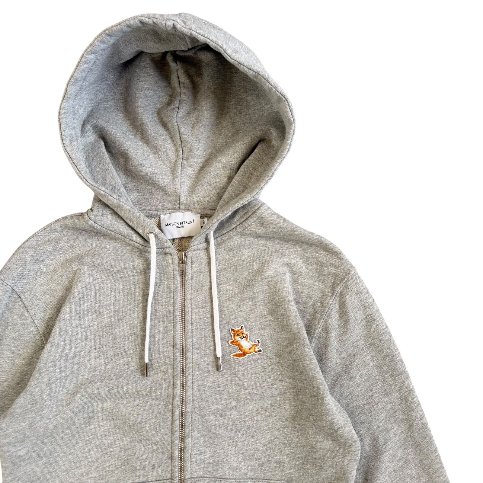 Maison Kitsune / メゾンキツネ CHILLAX FOX PATCH ZIPPED HOODIE 