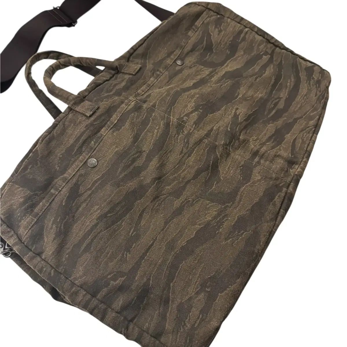 吉田ポーター 70周年 グリーンアイ 2way ボストンバッグ タイガーカモ