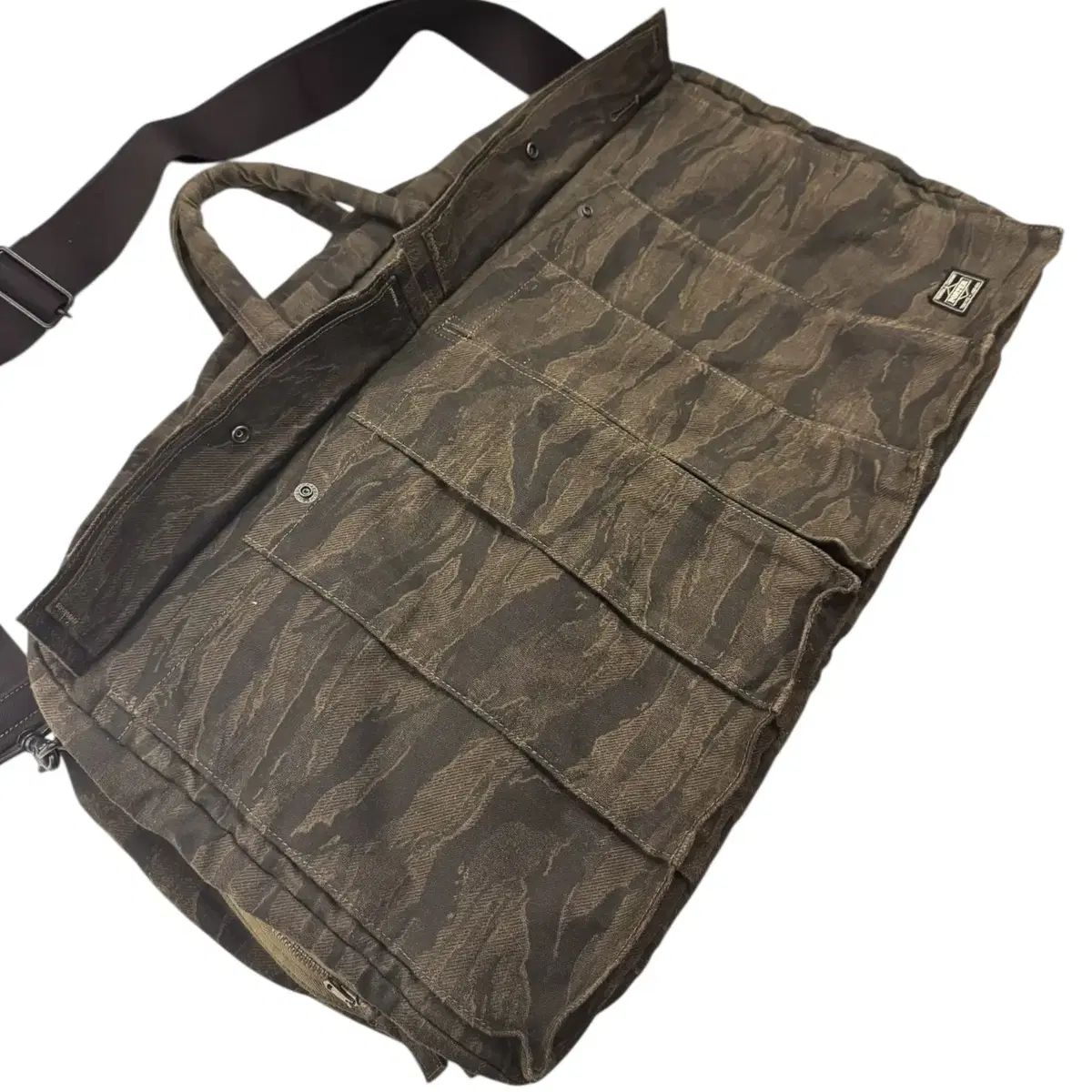 吉田ポーター 70周年 グリーンアイ 2way ボストンバッグ タイガーカモ