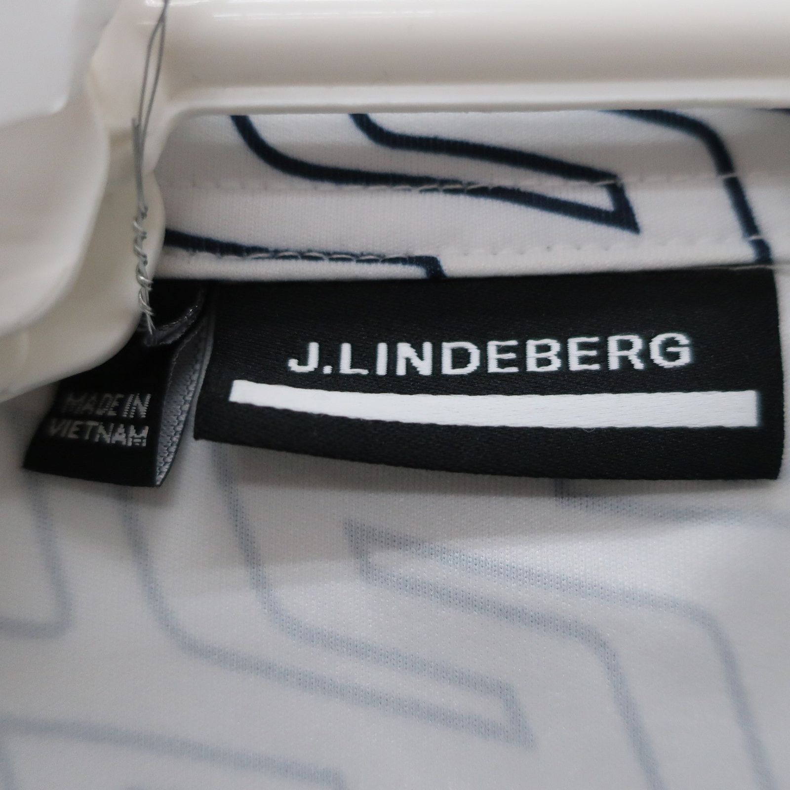 美品】J.LINDEBERG(ジェイ リンドバーグ) ノースリーブポロシャツ 白