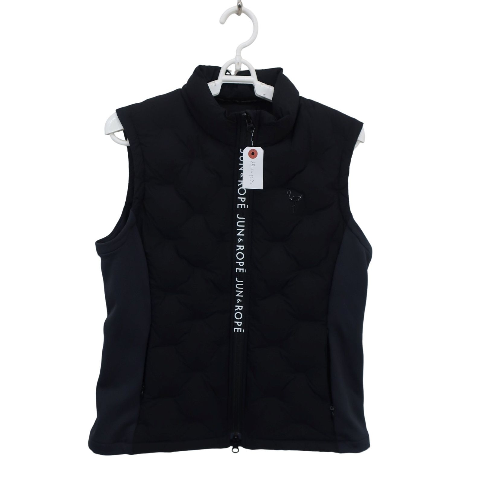 美品】Jun and Rope(ジュン アンド ロペ) ダウンベスト 黒 レディース