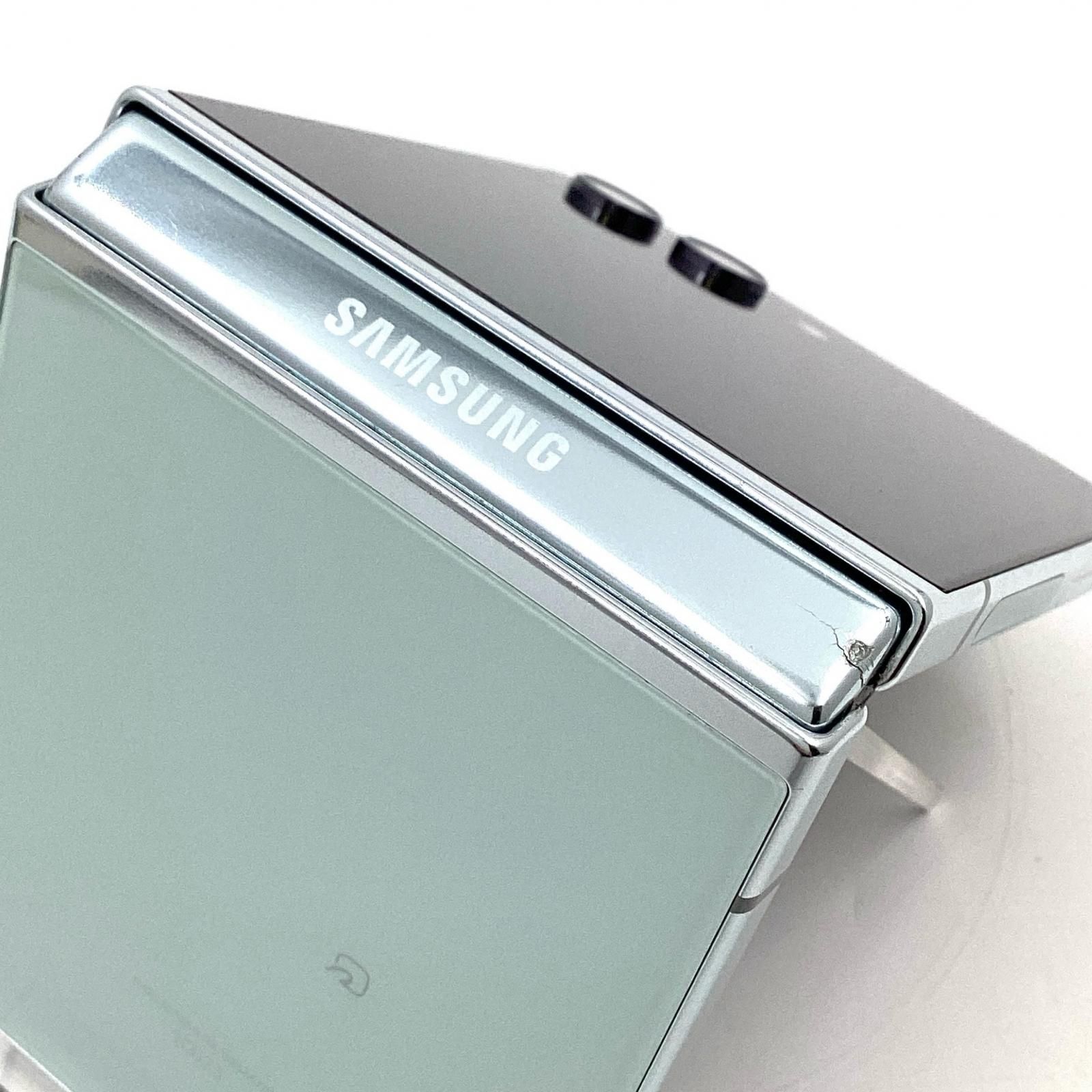 SAMSUNG Galaxy Z Flip5 256GB ミント au SIMフリー SCG23 白ロム【難