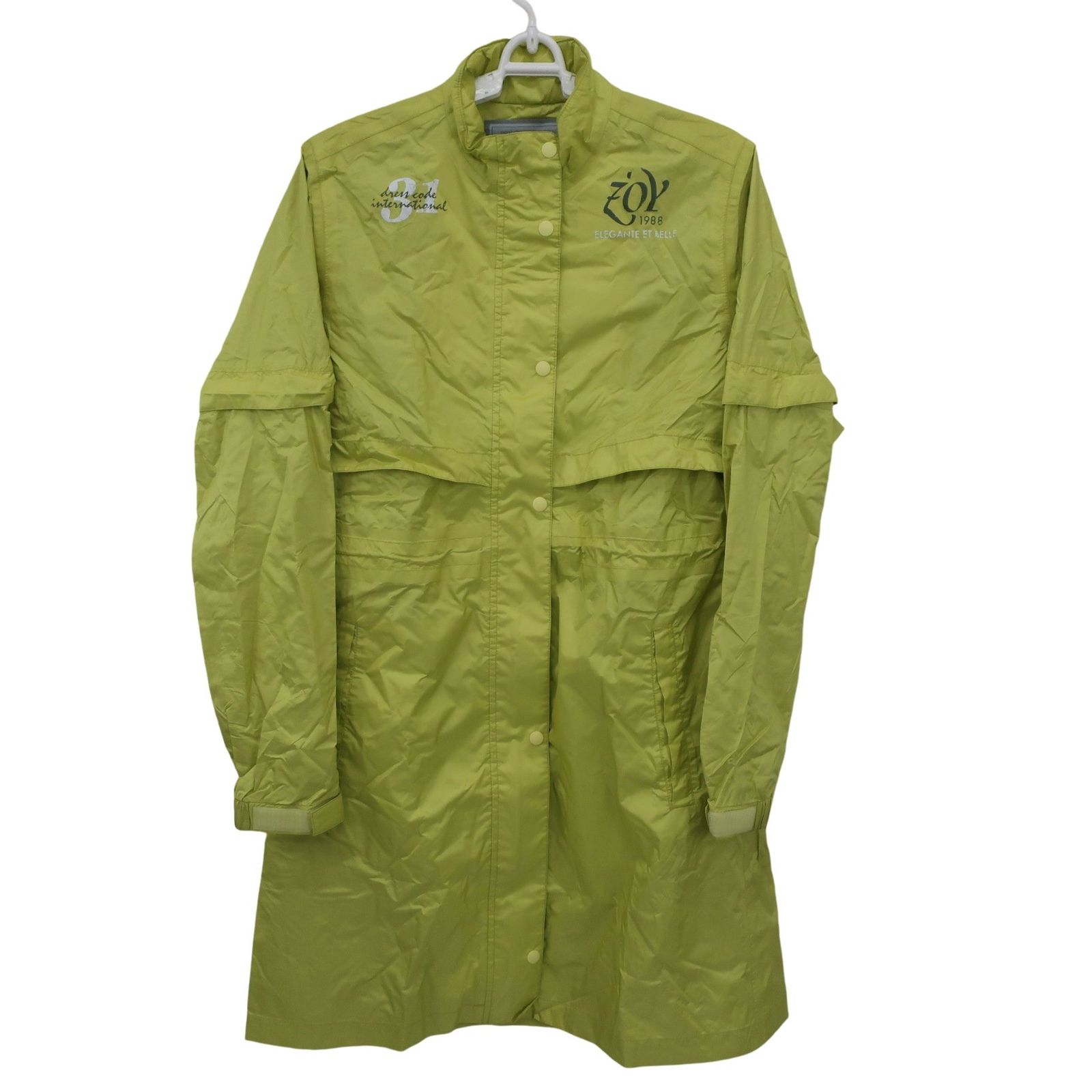 ZOY(ゾーイ) レインコートセット イエロー レディース 38 ゴルフウェア