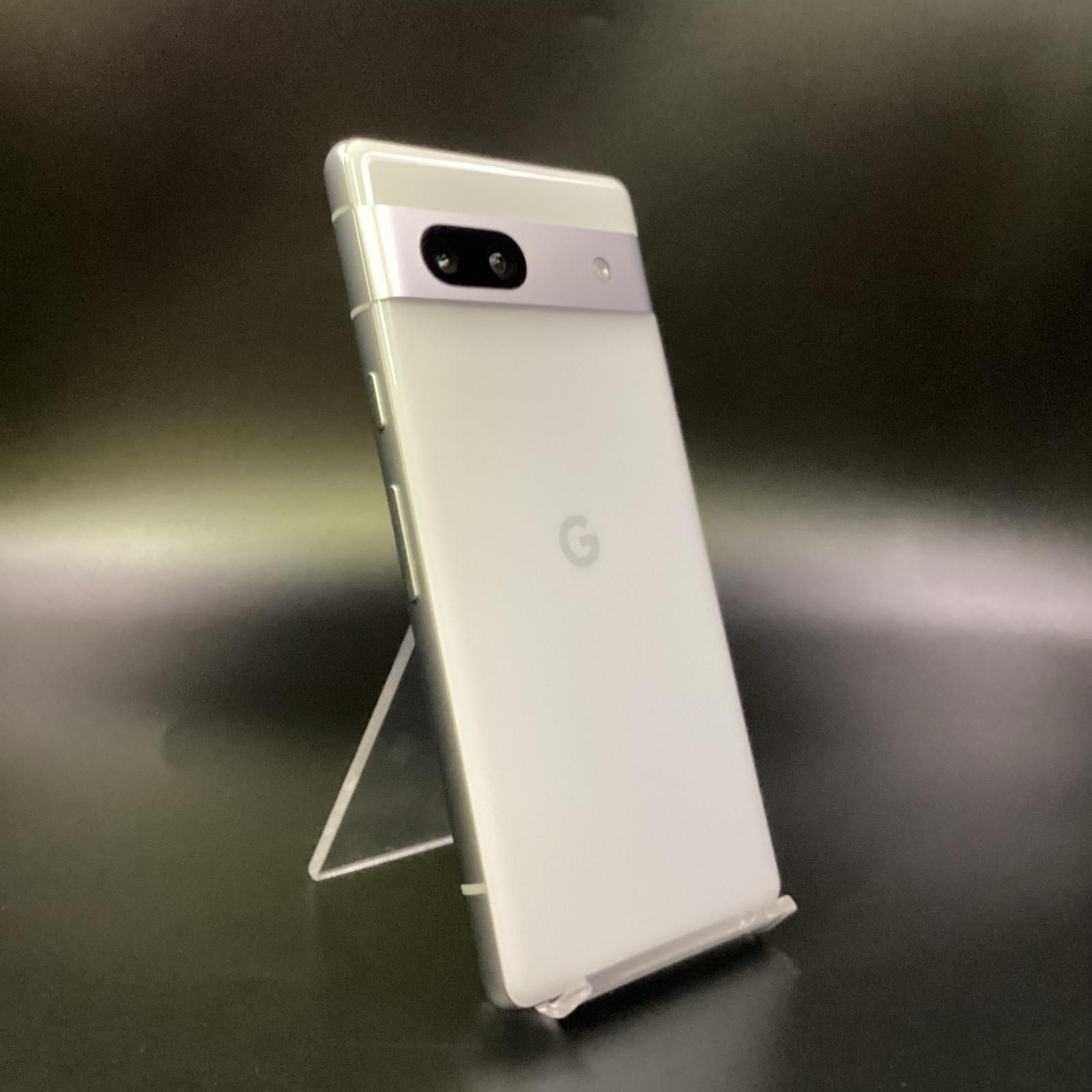Google Pixel 7a 128GB スノー docomo SIMフリー G82U8 白ロム 動作