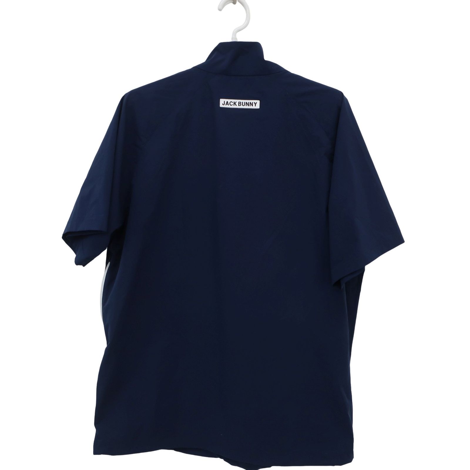 ネイビー　LL　サイズ　6 ジャックバニー　ハーフジップシャツ　ゴルフウェア Jack Bunny(ジャックバニー) 半袖ハーフジップシャツ ネイビー メンズ