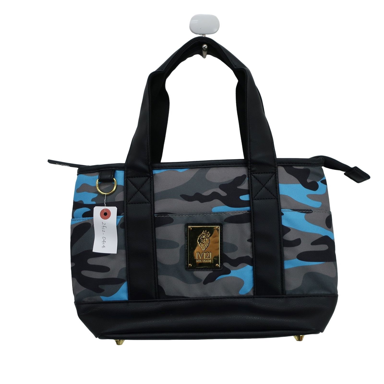 美品】V12(ヴィトゥエルブ) カートバッグ 黒カモフラ柄 フリーサイズ