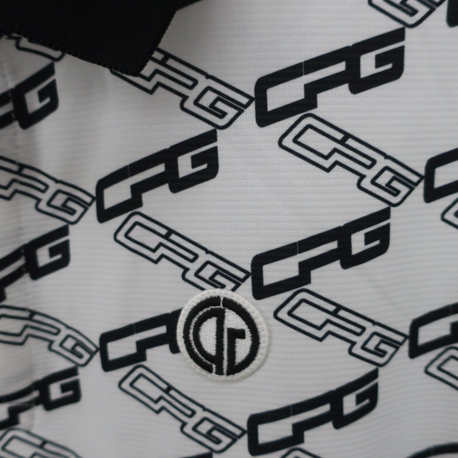 CPG GOLF ポロシャツ サイズ：2 CPG GOLF シーピージーゴルフ 半袖ハーフジップポロシャツ