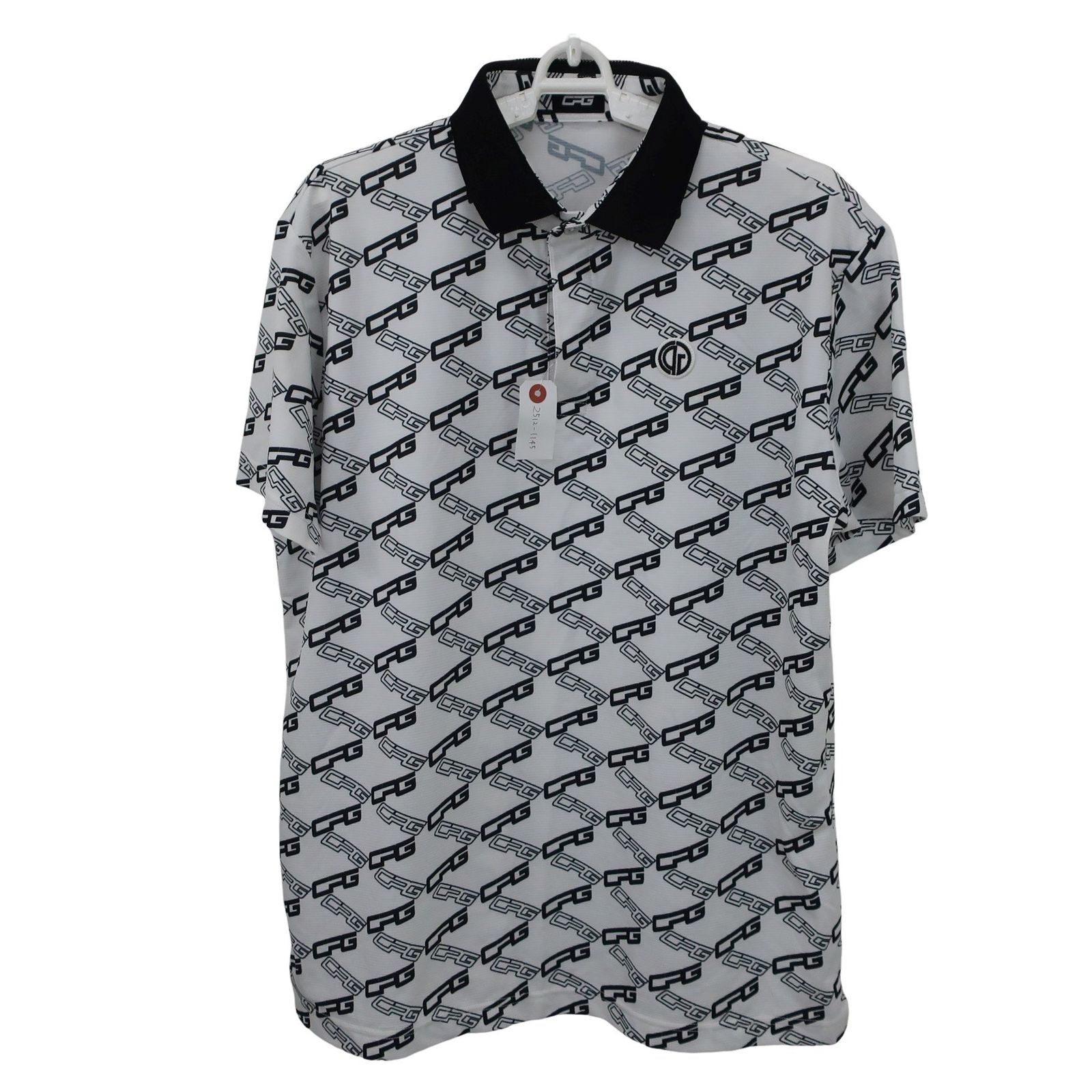 CPG GOLF ポロシャツ サイズ：2 CPG GOLF シーピージーゴルフ 半袖ハーフジップポロシャツ