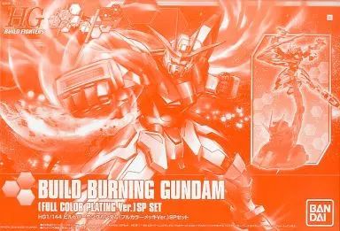 [Used] Plastic Model [Single Item] 1/144 HGBF Build Burning Gundam Full Color Plating ver. SP Set “Blu-ray Gundam Build Fighters Try Blu-ray BOX 1 High Grade Edition” Bundle Bonus [2297980]