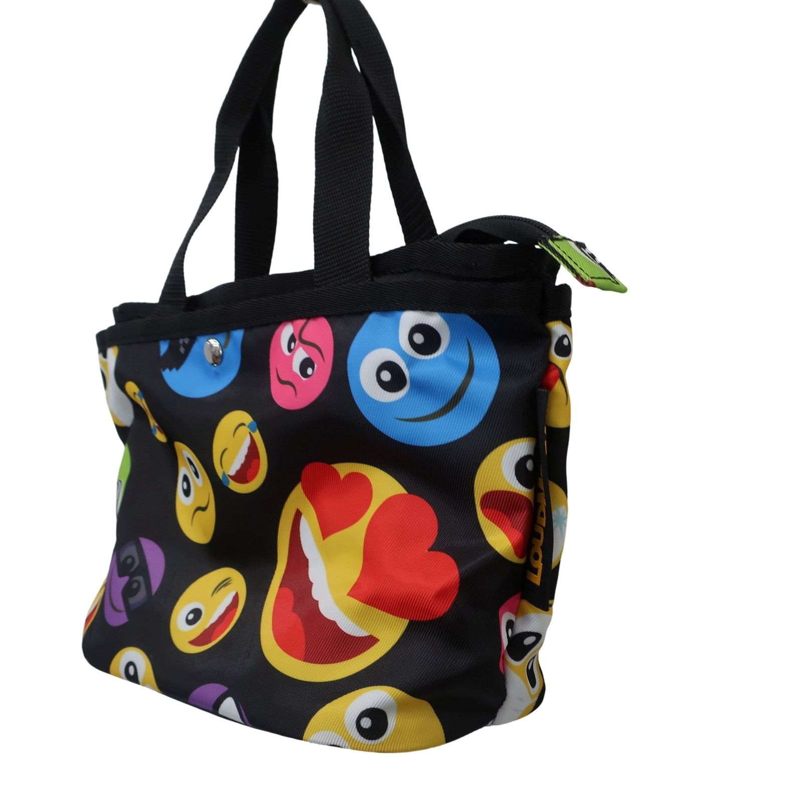 美品】LOUDMOUTH(ラウドマウス) カートバッグ 黒絵文字柄 フリーサイズ