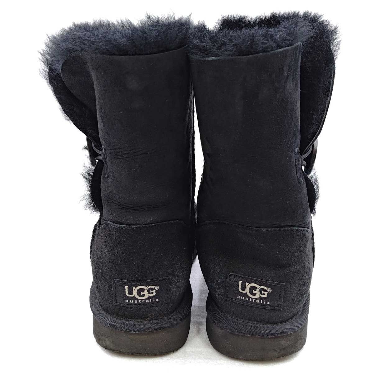 アグ BAILEY BUTTON 24cm ブラック 5803W レディース UGG ムートン