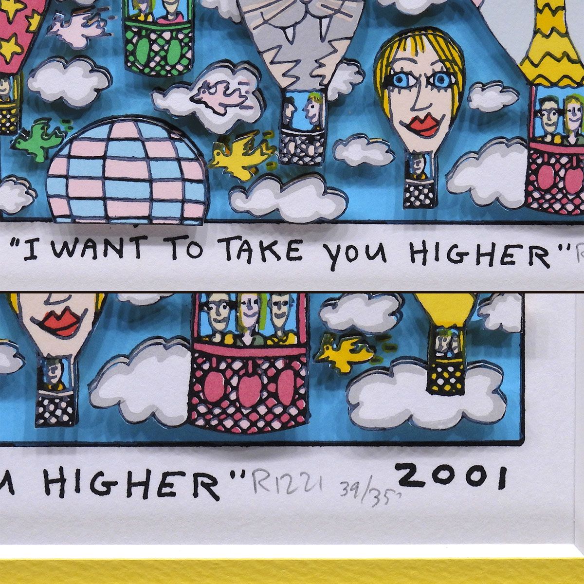 ジェームス・リジィ I WANT TO TAKE YOU HIGHER 風景画 作家直筆サイン