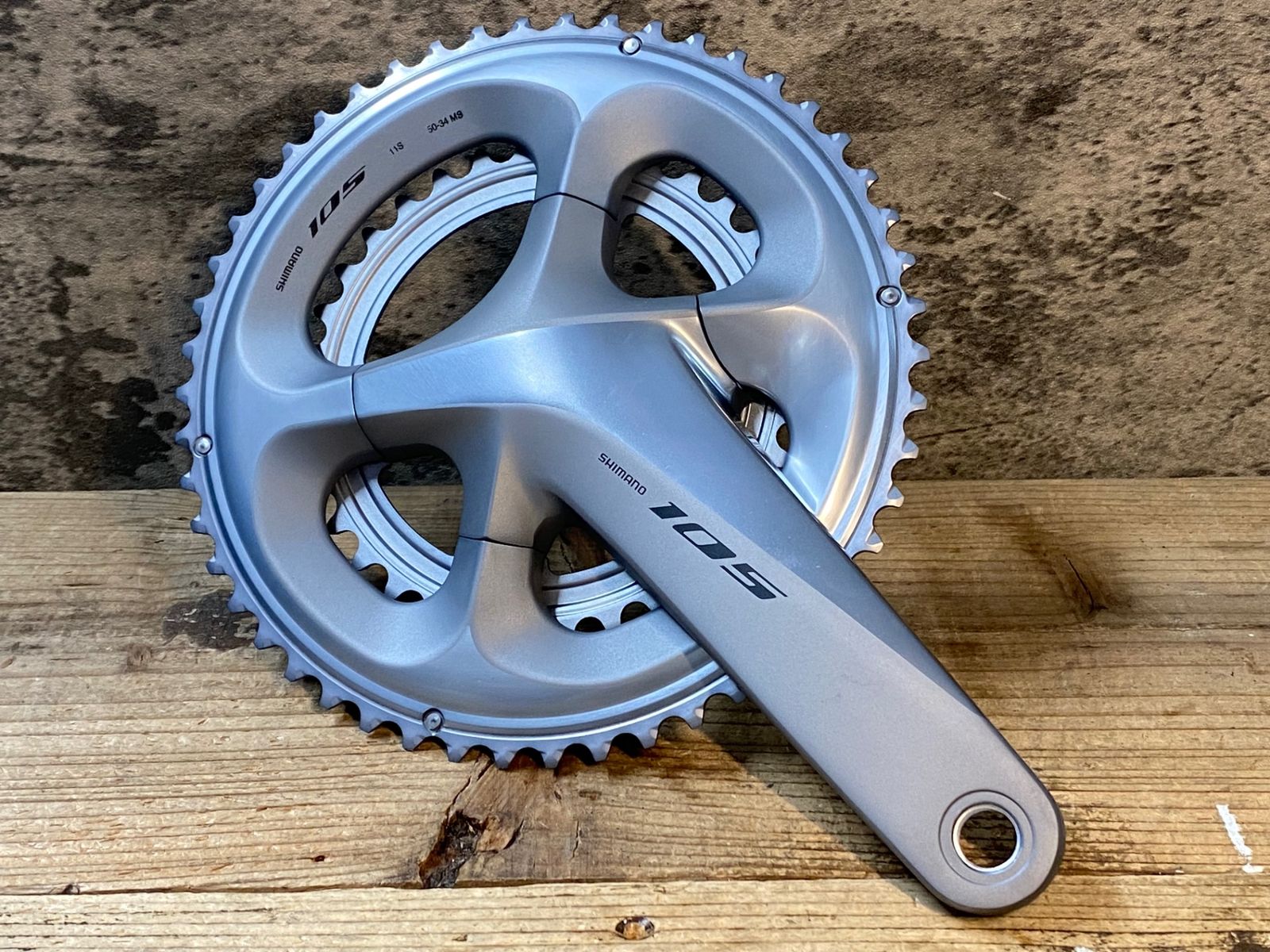 JR641 シマノ SHIMANO 105 FC-R7000 クランクセット 50/34T 165mm