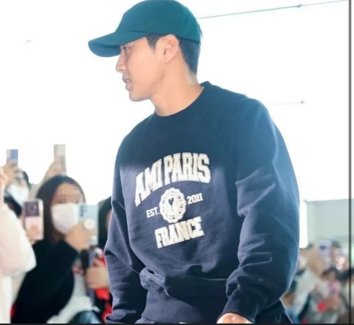 アミ パリス ヘザー グレー スウェットシャツ XXL - メルカリ