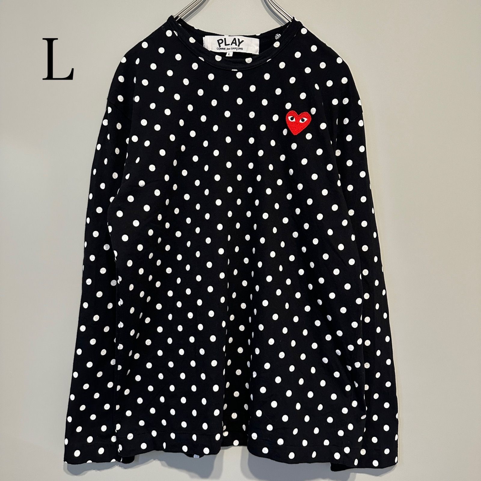 美品】PLAY COMME des GARCONS ポルカドット 水玉 Tシャツ・カットソー