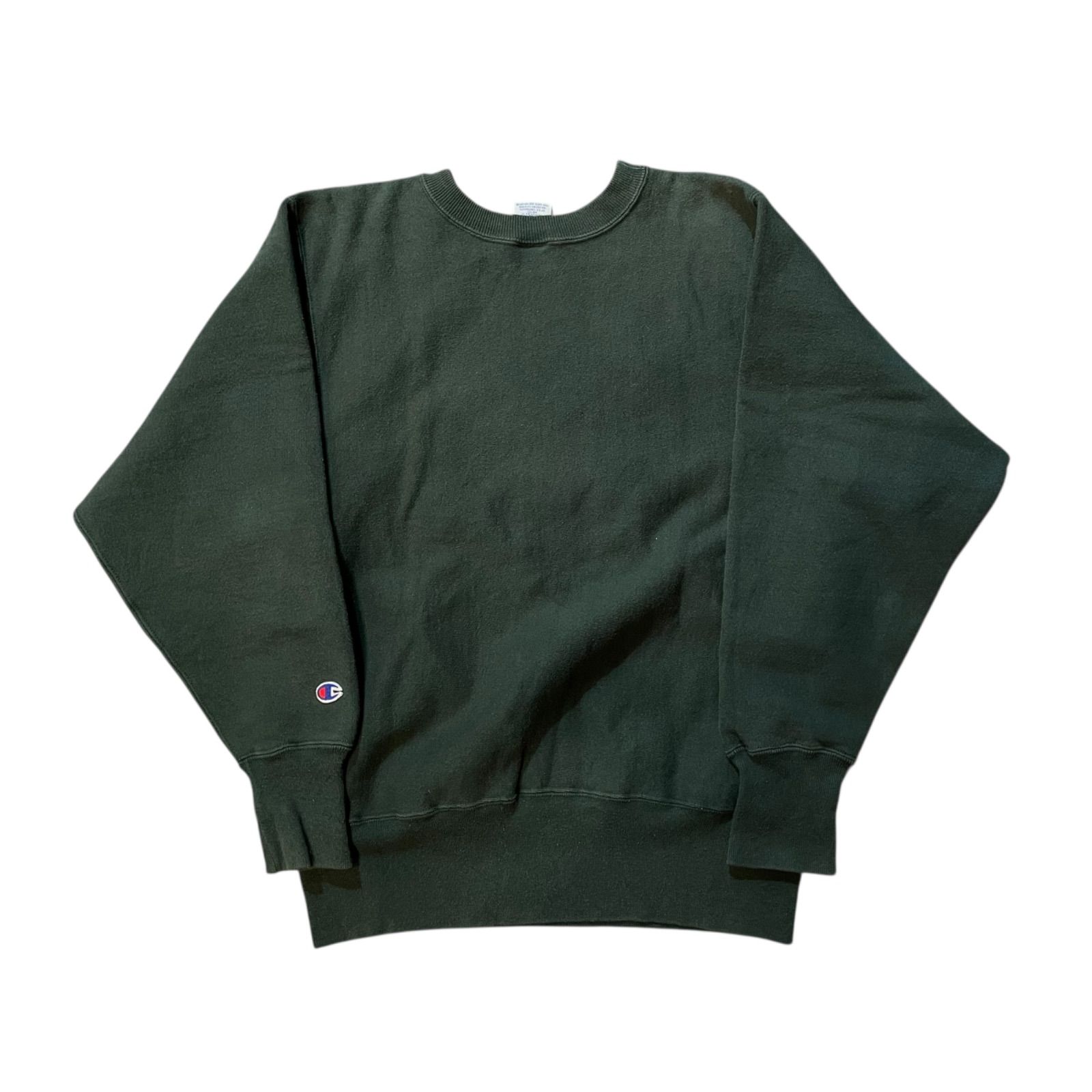90s Champion R/W “TULANE” Sweatshirt 緑 M チャンピオン リバース 