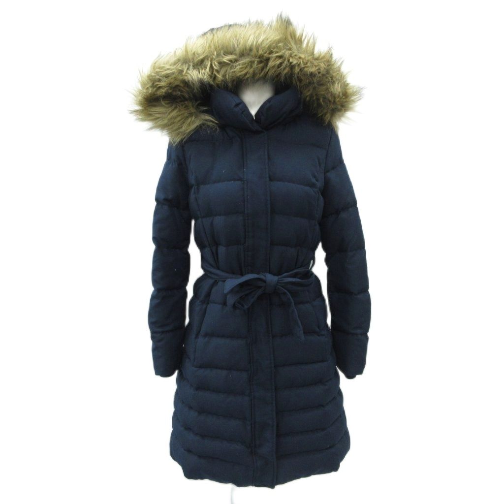 トミーヒルフィガー TOMMY HILFIGER ダウンコート M 紺 ネイビー