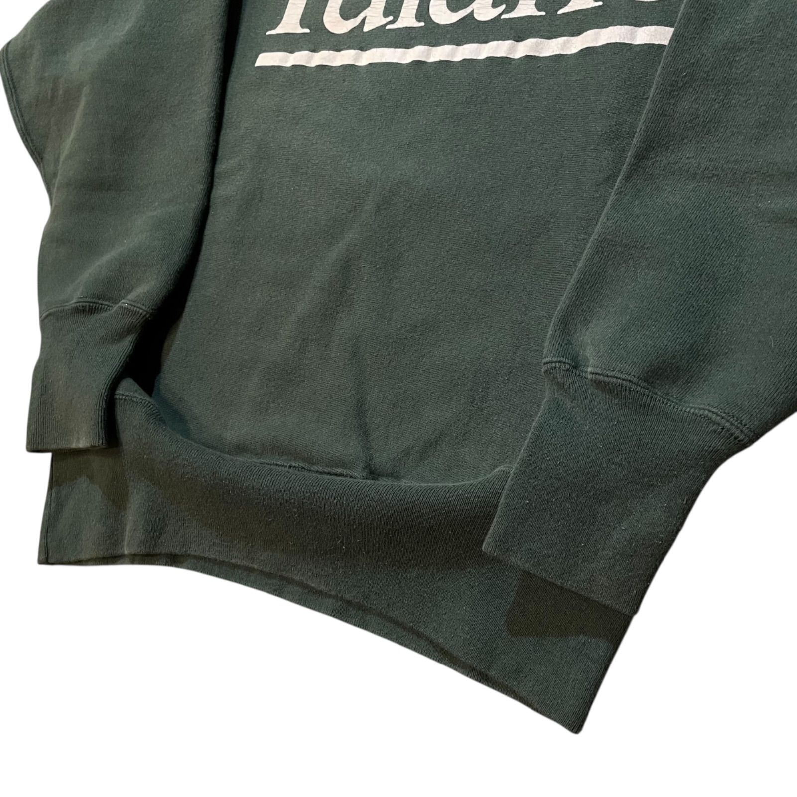 90s Champion R/W “TULANE” Sweatshirt 緑 M チャンピオン リバース 