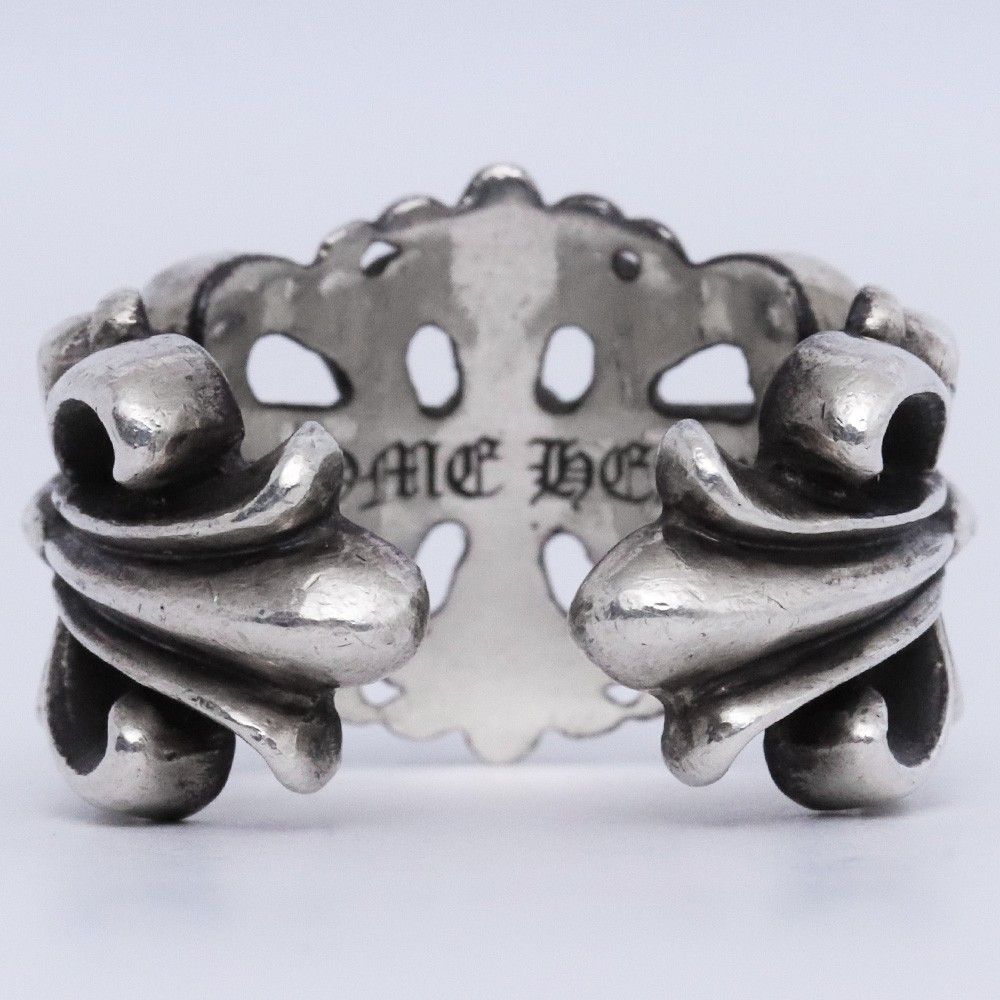 フローラルクロスリング　16号 16号 CHROME HEARTS ダブルフローラルクロスリング シルバー - メルカリ