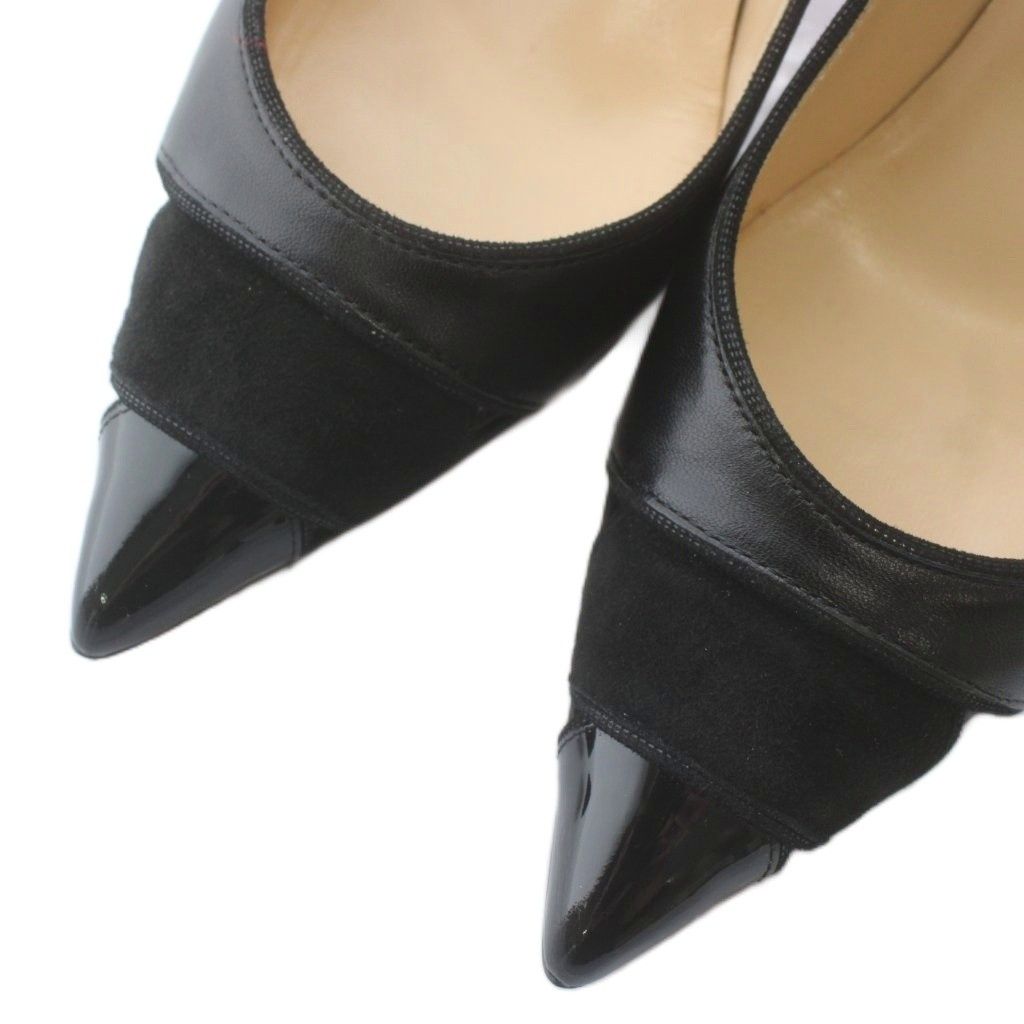 クリスチャンルブタン Christian louboutin パンプス レザー スエード