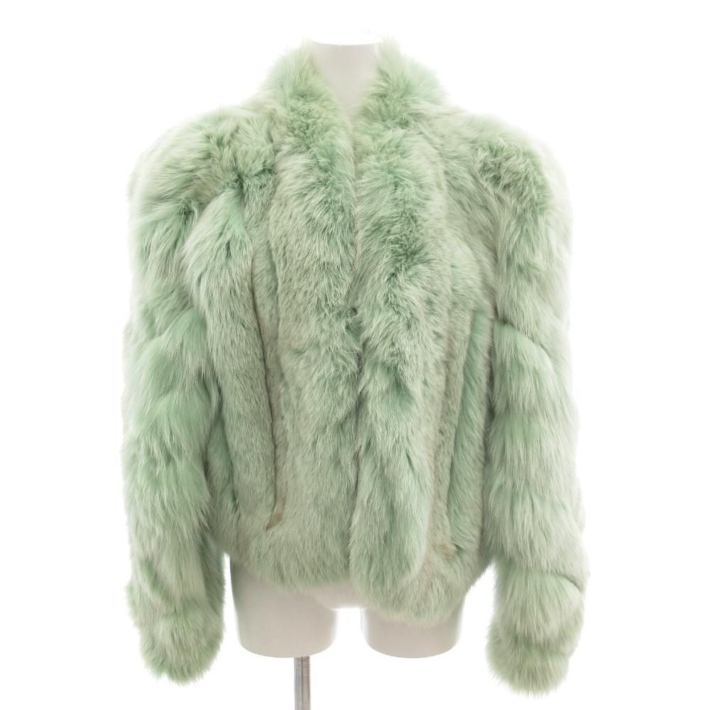 毛皮 ファーコート ジャケット サガフォックス サガフォックス SAGA FOX 銀サガ フォックス ファーコート ジャケット