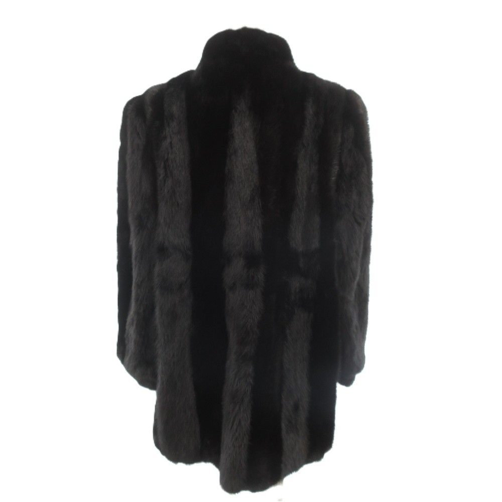 サガミンク SAGA MINK 金サガ ミンク ファーコート 毛皮 ミドル丈 15
