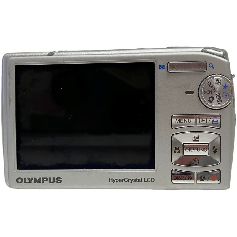 OLYMPUS オリンパス デジタルカメラ μ1020 シルバー 動作未確認 【中古