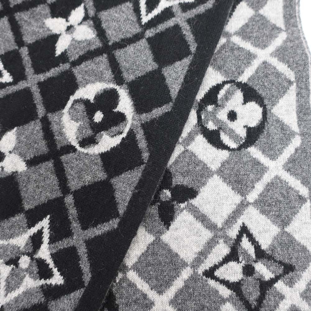 ヴィトン エシャルプ モノグラム マウンテン マフラー 天白】ルイヴィトン エシャルプ モノグラム マウンテン マフラー