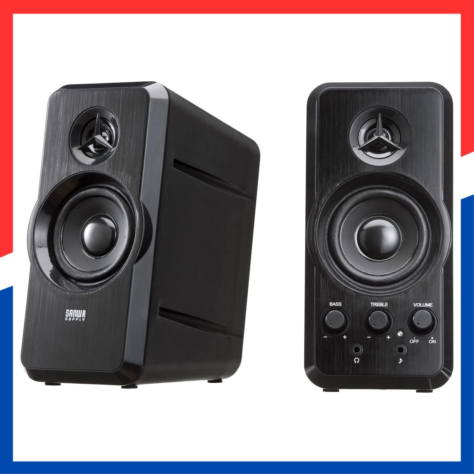 マルチメディアスピーカー Supply MM SPL 6 BKN サンワサプライ Sanwa