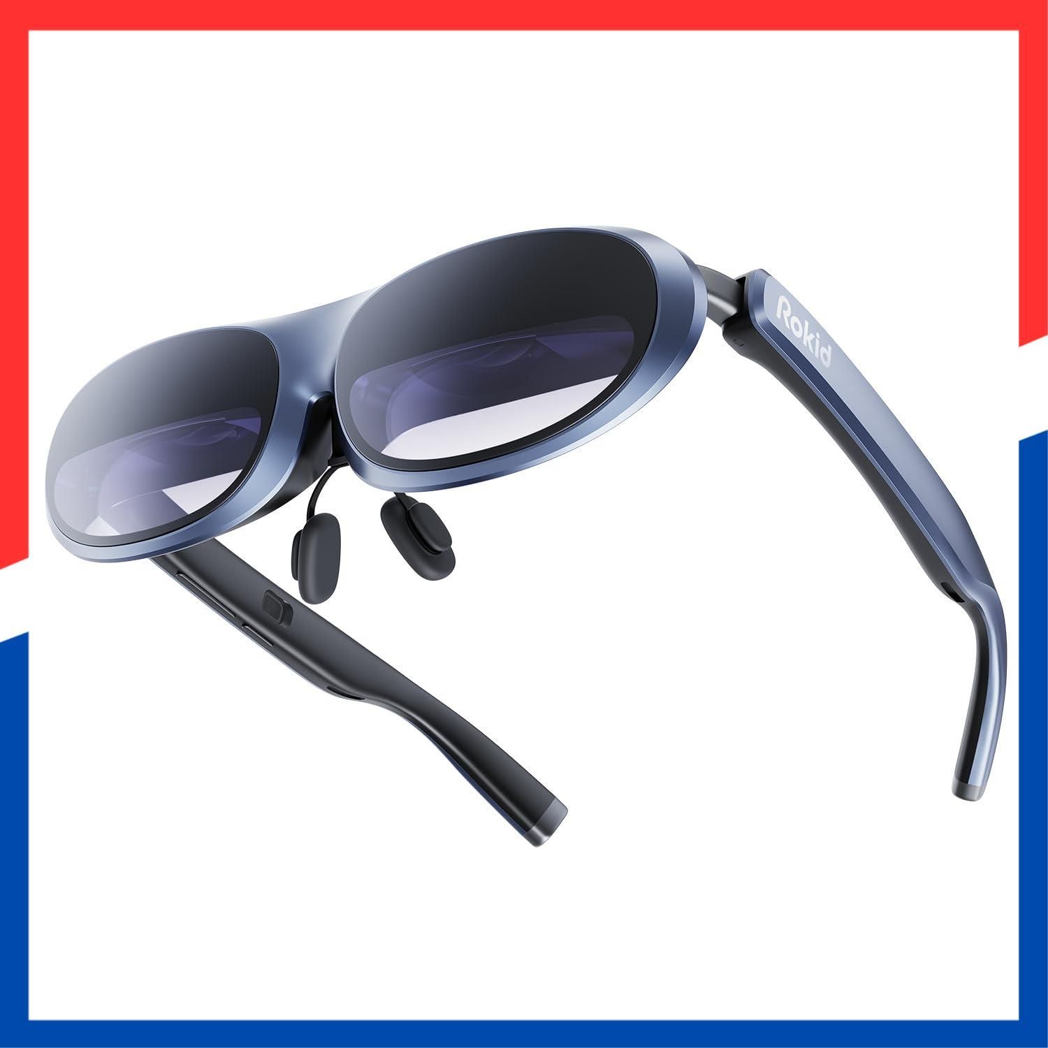 Max スマートグラス ARグラス 拡張現実 ウェアラブル ヘッドセット ビデオ Rokid ディスプレイ用 ブルーライト低減 1080 P スクリーン Android iOS PC