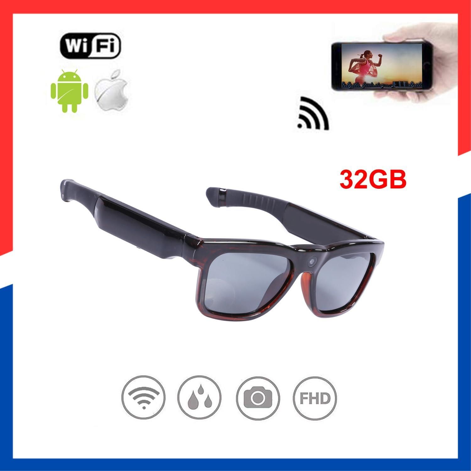 WiFiカメラ眼鏡は ストリーミングビデオと眼鏡からアプリまでの写真のみに対応しており