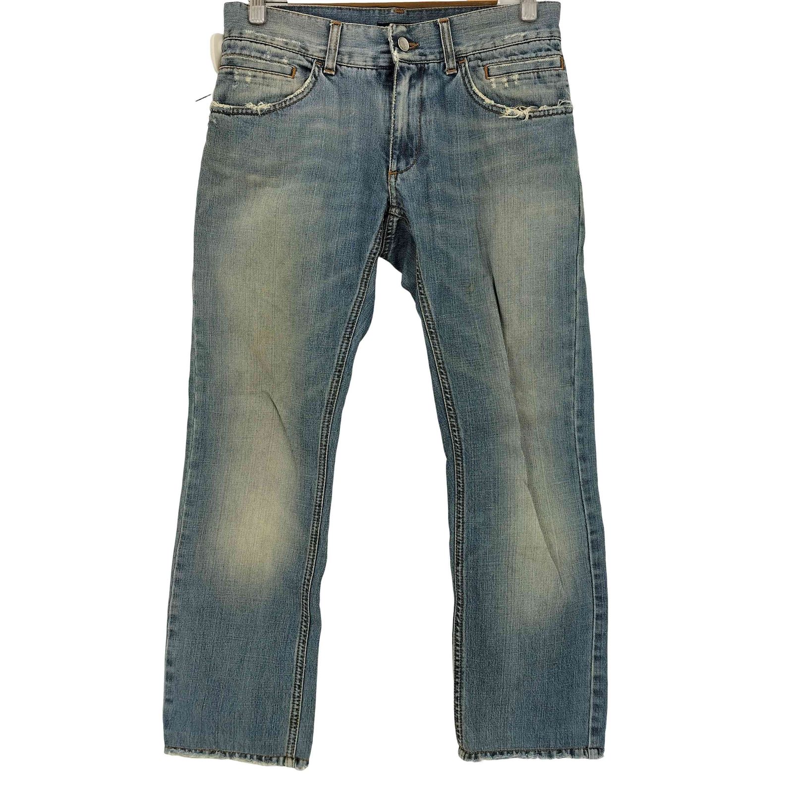 ドルチェアンドガッバーナ DOLCE&GABBANA 16 CLASSIC ダメージ加工ロゴ