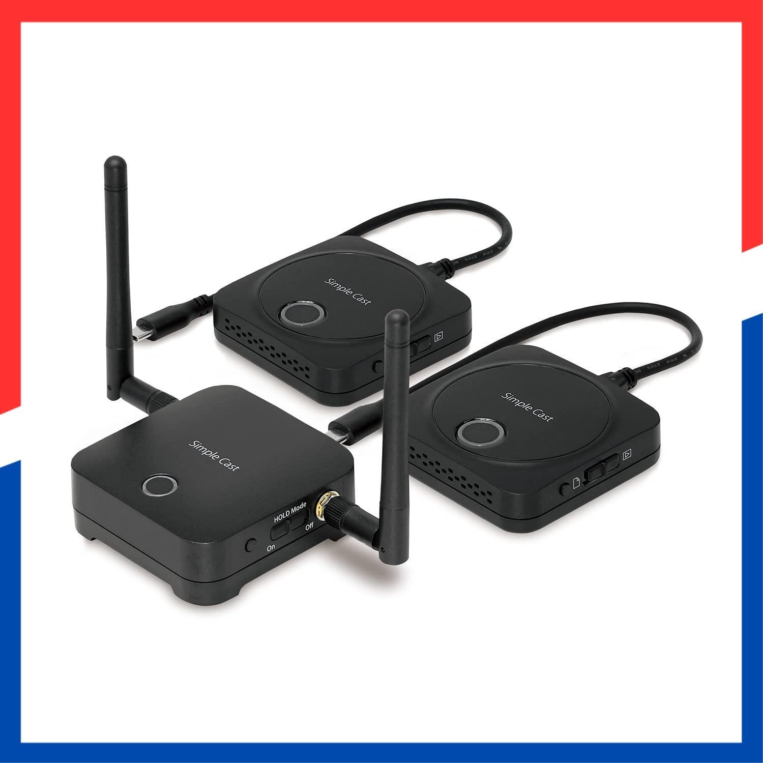 数量 Simple Cast 2 受信機 1台 送信機 USB ワイヤレスプレゼンテーション Type C 2台セット PTW SPCAST プリンストン