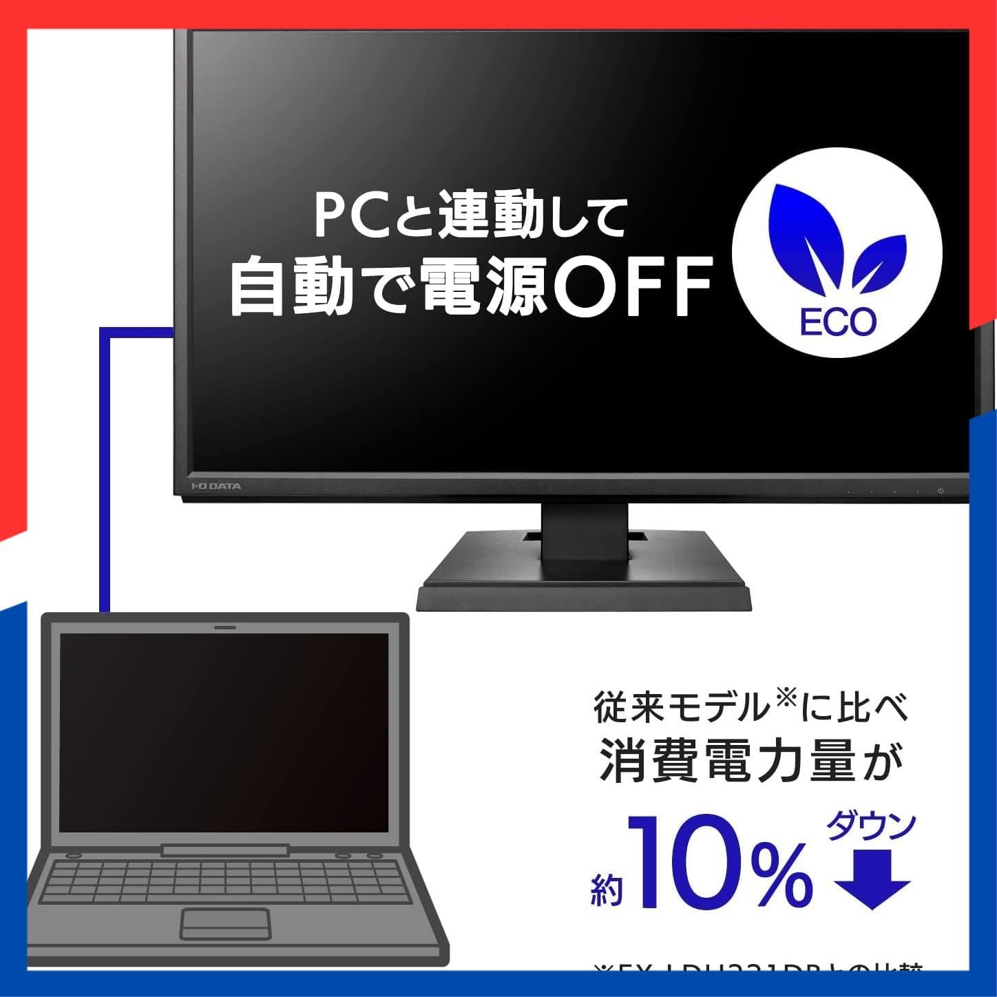 商品 スピーカー内蔵 Switch LCD- 黒 ブラック FHD PS 21.5型ワイド液晶ディスプレイ 広視野角ADSパネル採用 DATA 対応 I-O 整備済み品