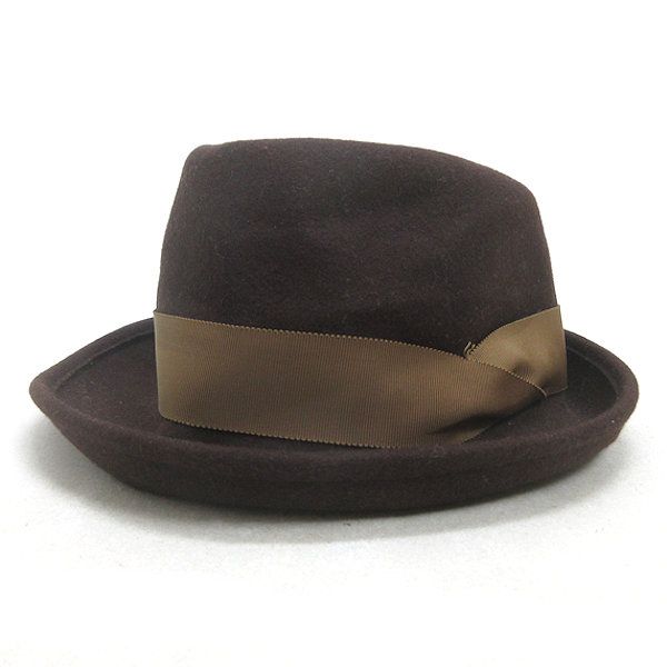 K□90s□クリスチャンディオール/Christian Dior 中折れウールハット