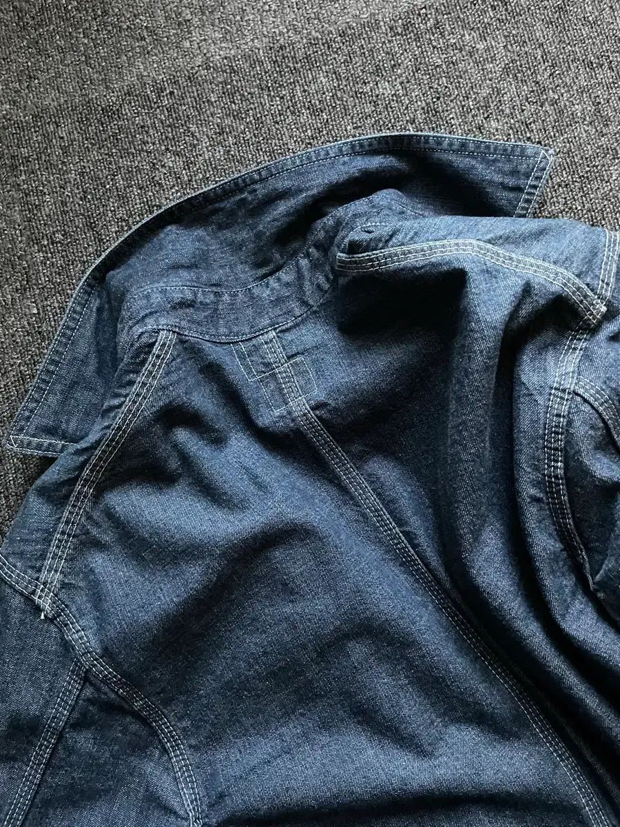 RRL デニム エンジニア ジャケット/カバーオール ポストオーバーオールズ デニム カバーオール エンジニア ジャケット