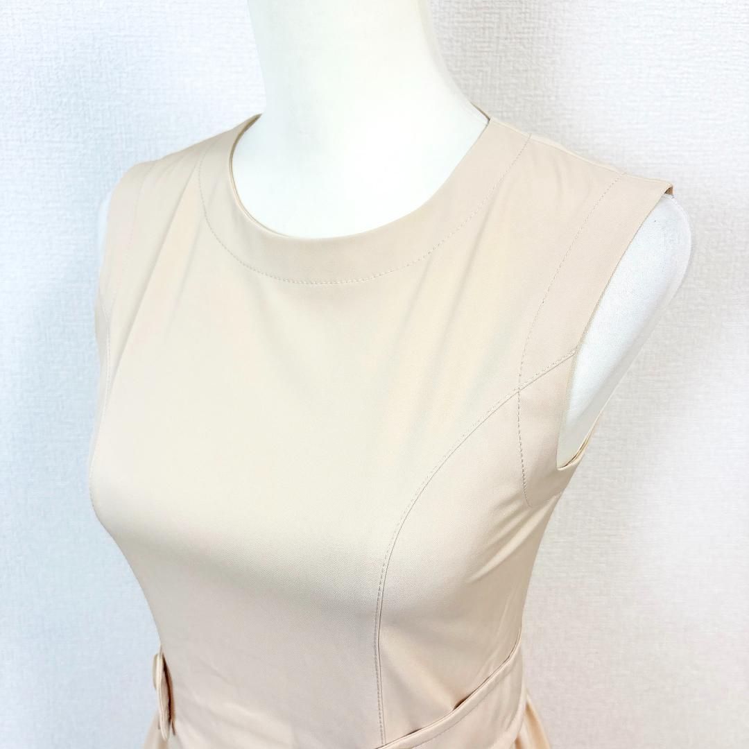 美品】FOXEY NEW YORK ノースリーブワンピース 38 ベルト - メルカリ