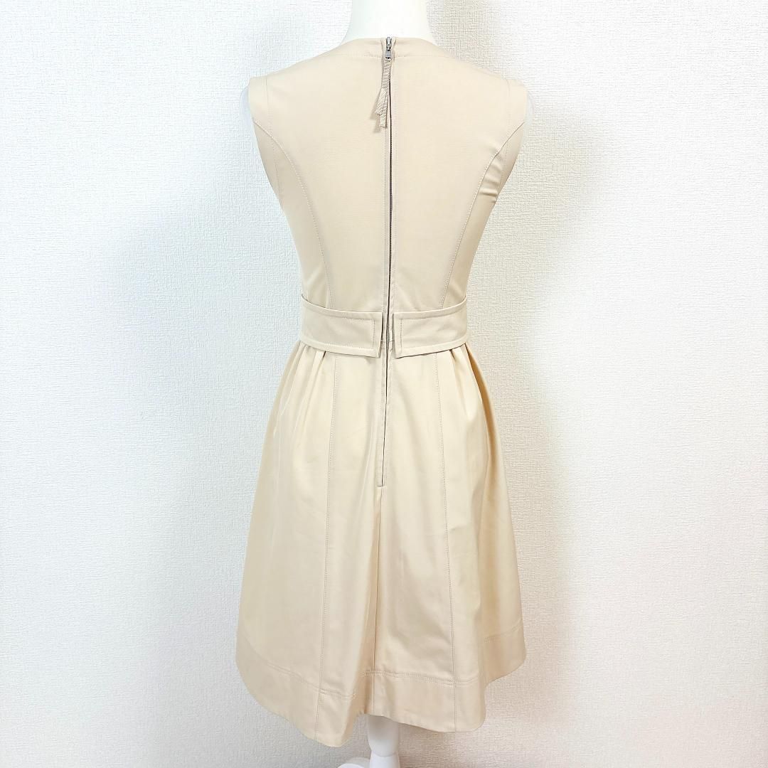 美品】FOXEY NEW YORK ノースリーブワンピース 38 ベルト - メルカリ