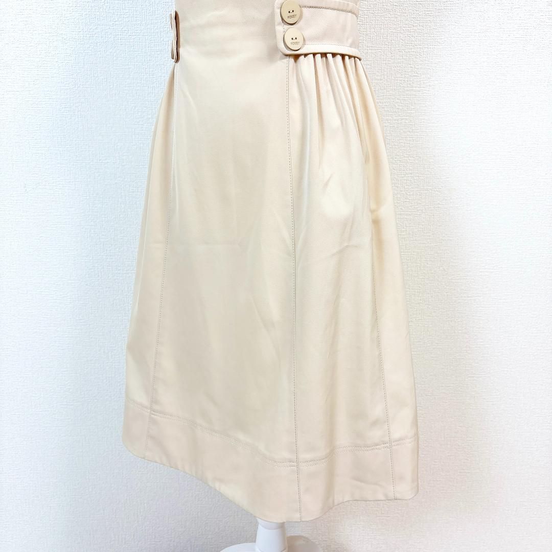 美品】FOXEY NEW YORK ノースリーブワンピース 38 ベルト - メルカリ