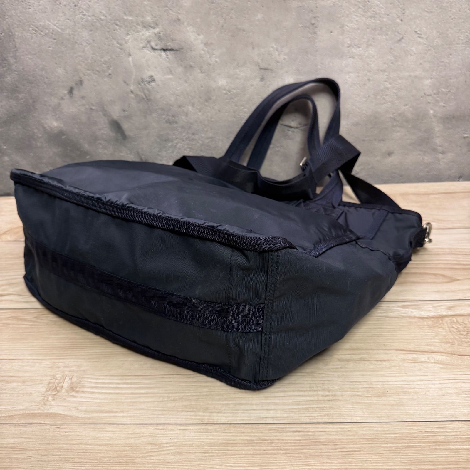 ✨PORTER ポーター FRAME フレーム 2WAY トートバッグ ネイビー 