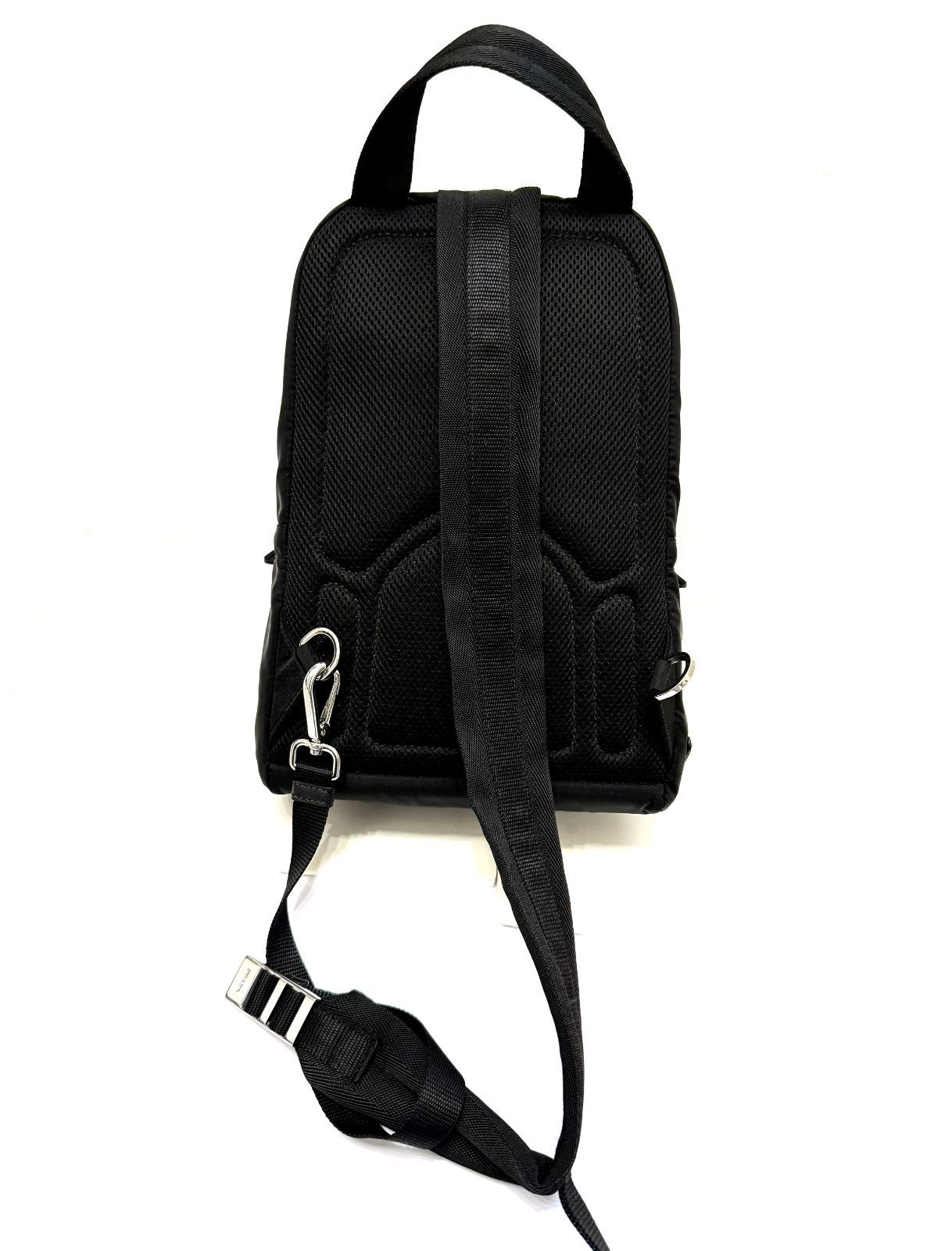 極美品 PRADA プラダ ナイロン サフィアーノレザー ワンショルダー