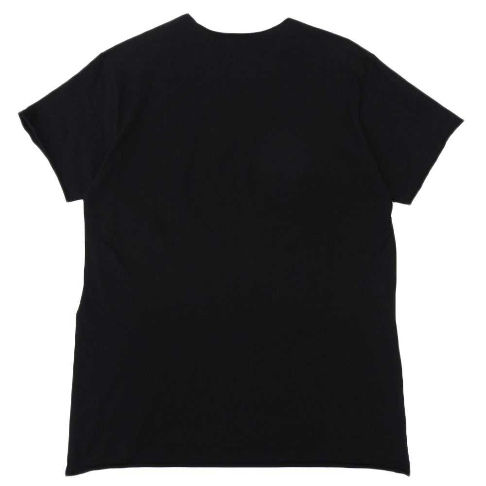 ルシアン ペラフィネ スカル刺繍 ブラック 半袖Tシャツ メンズ M〜L相当 lucien pellat-finet(ルシアンペラフィネ) 半袖Tシャツ サイズM メンズ