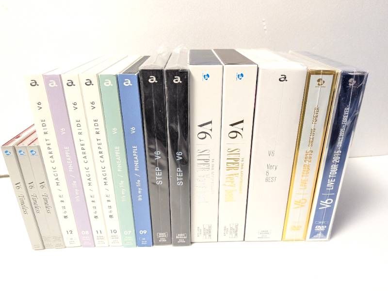 V6 シングルCD、アルバム、ライブDVD 16点セット まとめ売り - メルカリ