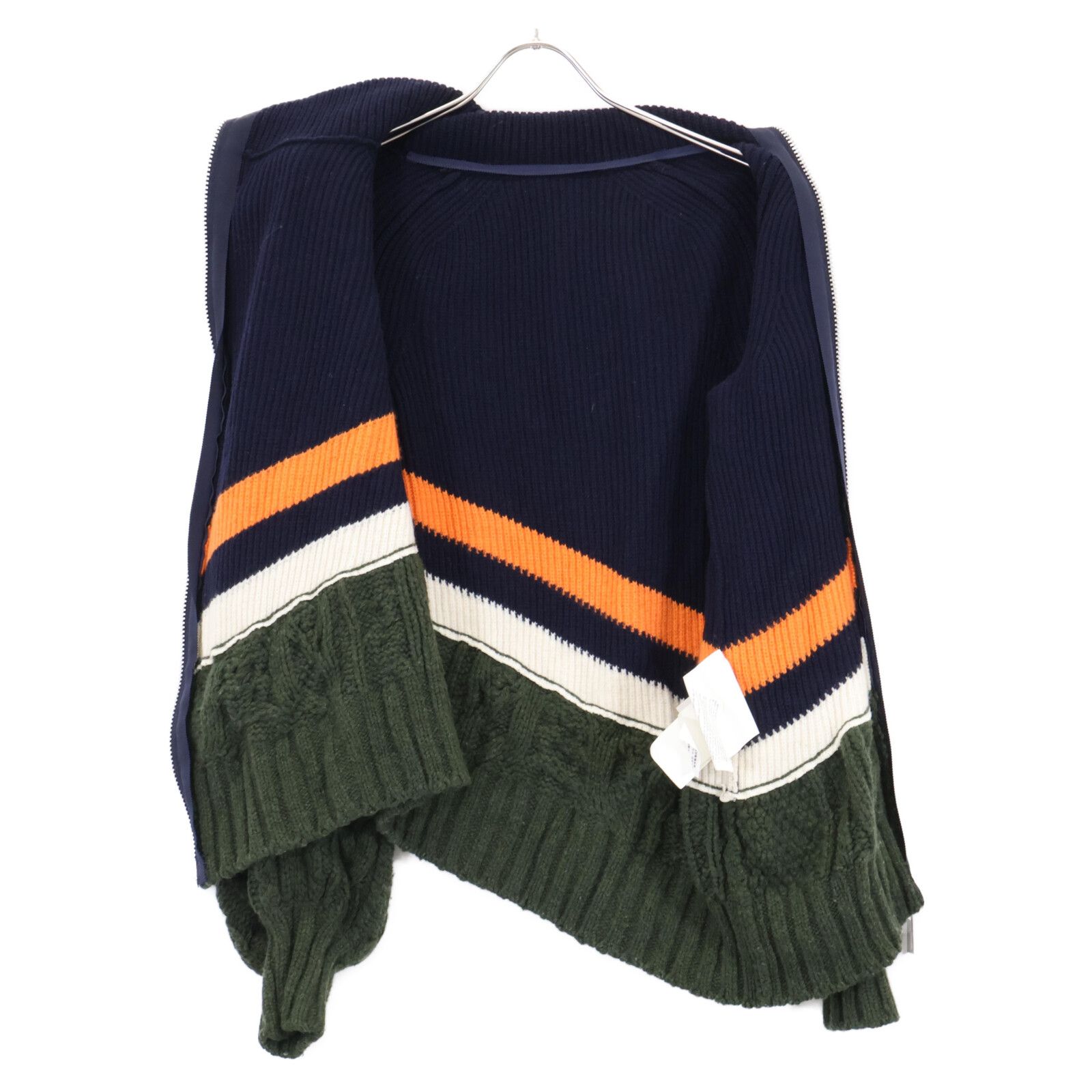 sacai サカイ マルチカラー 19-04631 アシンメトリー ダブルジップ ニット 1 - メルカリ sacai サカイ マルチカラー 19-04631 アシンメトリー ダブルジップ ニット 1 - メルカリ