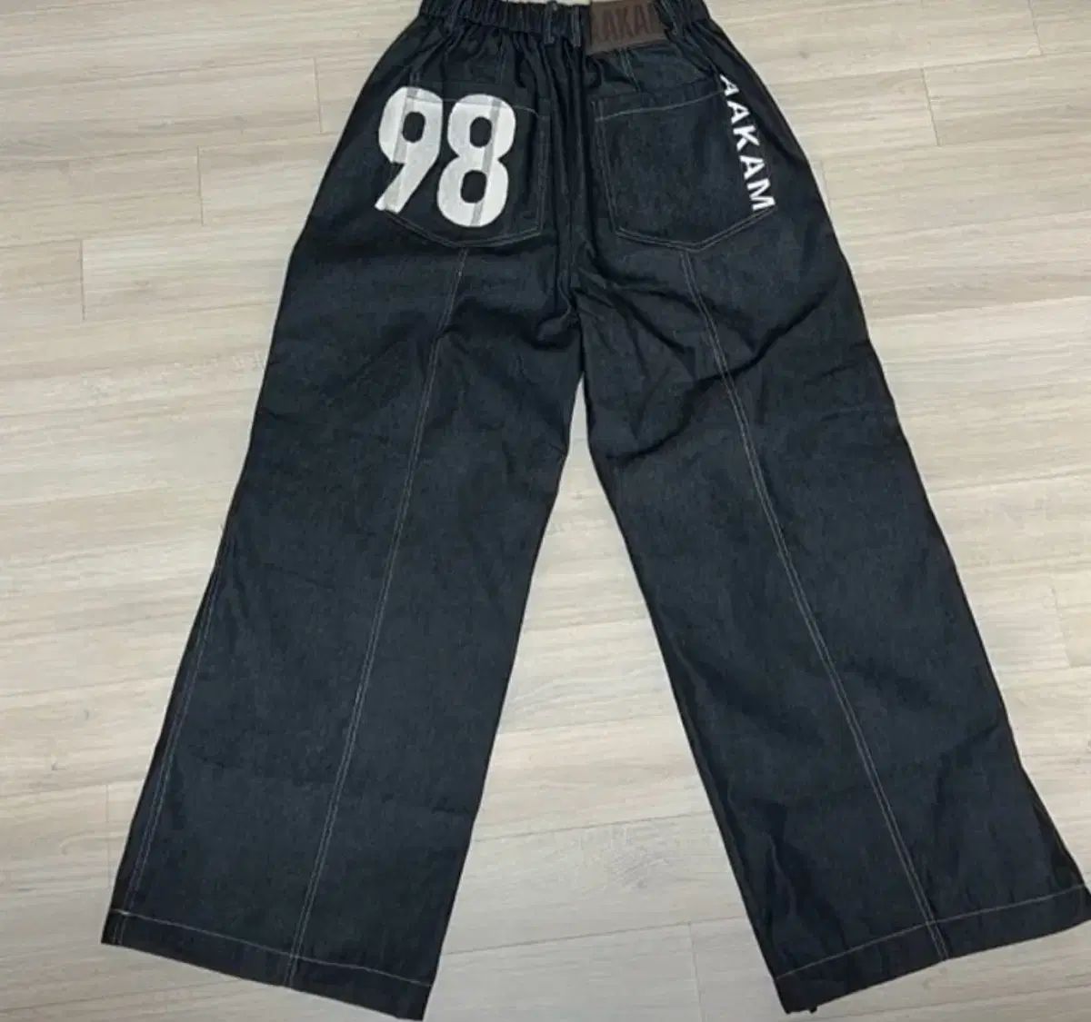 アーカム デニム パンツ 98 Printed Knee Pin-tuck Denim - メルカリ