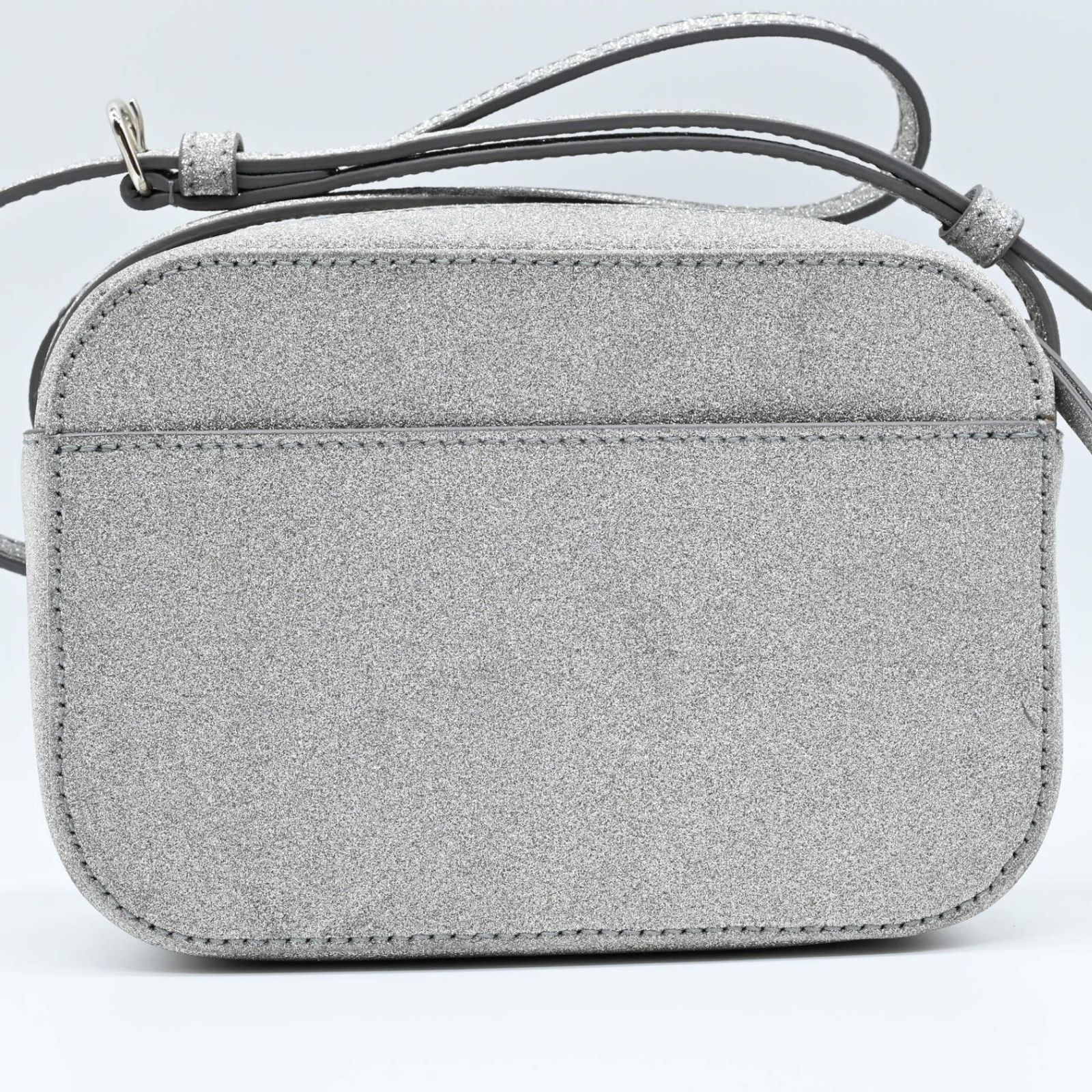 BALENCIAGA エブリデイ カメラバッグ シルバー ラメ バレンシアガ 