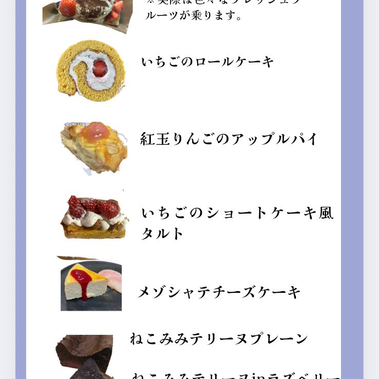 SONOKO様専用 おやつ便 シフォンケーキサンド チーズケーキ テリーヌ